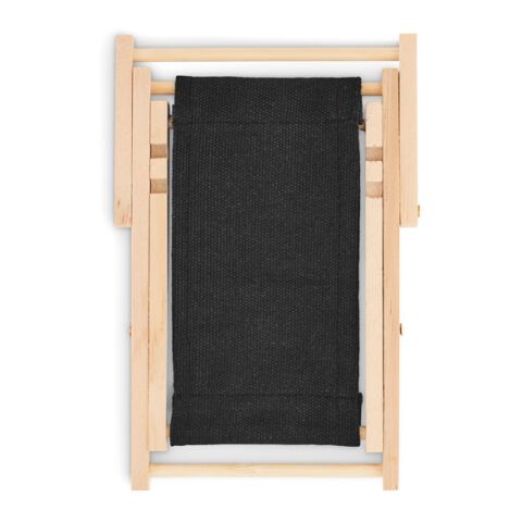 Smartphone Halter Liegestuhl schwarz | ohne Werbeanbringung | Nicht verfügbar | Nicht verfügbar