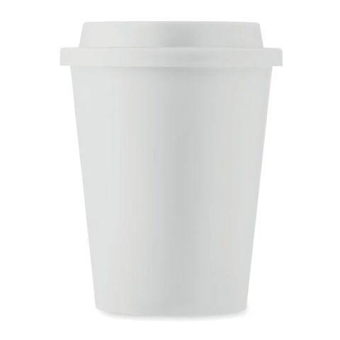 Doppelwandiger Becher PP 300ml weiss | ohne Werbeanbringung | Nicht verfügbar | Nicht verfügbar