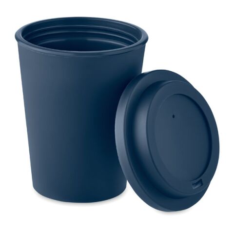 Doppelwandiger Becher PP 300ml marineblau | ohne Werbeanbringung | Nicht verfügbar | Nicht verfügbar