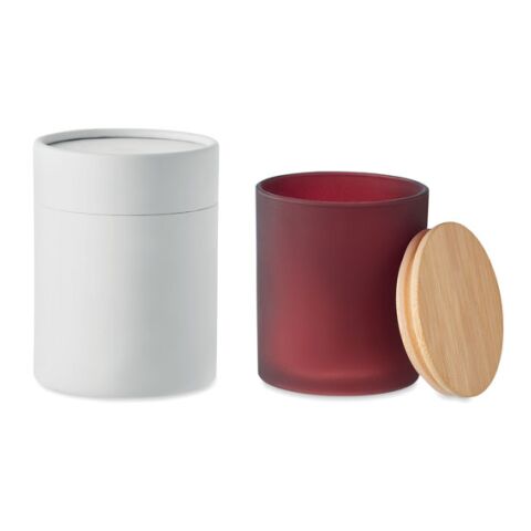 Kerze im Glas 120 g bordeaux | ohne Werbeanbringung | Nicht verfügbar | Nicht verfügbar | Nicht verfügbar