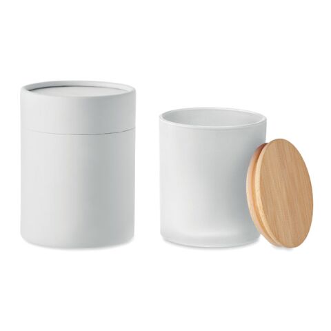 Kerze im Glas 200 g weiß | ohne Werbeanbringung | Nicht verfügbar | Nicht verfügbar