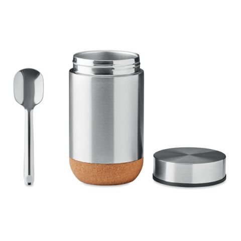 Vorratsbehälter 400 ml mattsilber | ohne Werbeanbringung | Nicht verfügbar | Nicht verfügbar | Nicht verfügbar