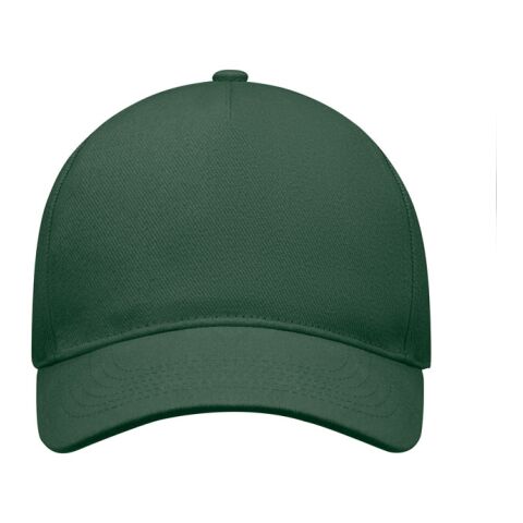 Baseball Kappe 5 Panels aus Baumwolle dunkelgrün | ohne Werbeanbringung | Nicht verfügbar | Nicht verfügbar | Nicht verfügbar