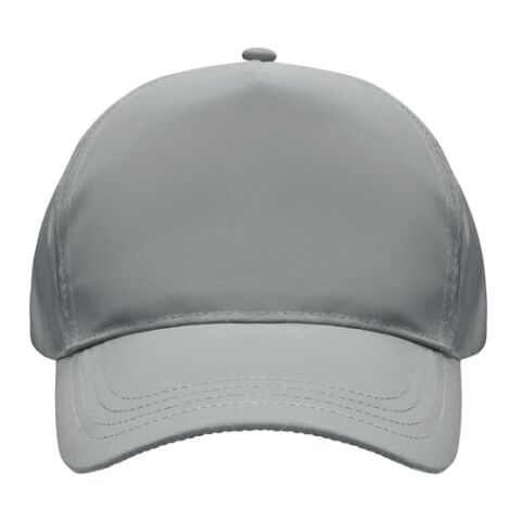 Baseball Kappe 5 Panels aus Polyester mattsilber | ohne Werbeanbringung | Nicht verfügbar | Nicht verfügbar | Nicht verfügbar
