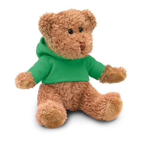 Teddybär mit Hoody&nbsp; grün | ohne Werbeanbringung | Nicht verfügbar | Nicht verfügbar | Nicht verfügbar