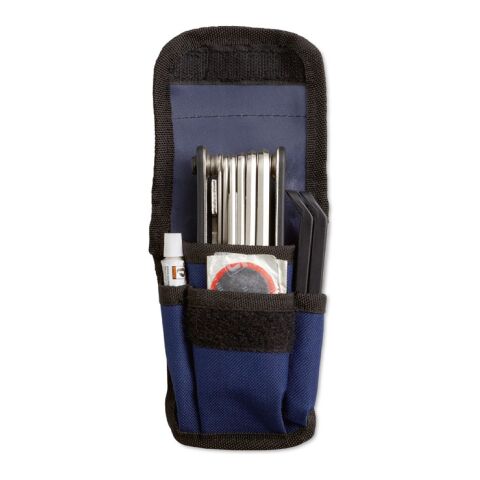 Fahrrad-Reparaturset mit Transport-Tasche blau | ohne Werbeanbringung | Nicht verfügbar | Nicht verfügbar | Nicht verfügbar