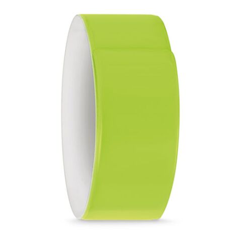 Snap-Reflektorband aus PVC gelb | ohne Werbeanbringung | Nicht verfügbar | Nicht verfügbar