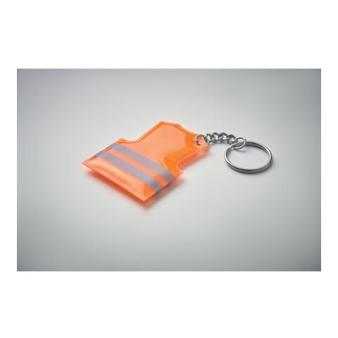 Schlüsselring Sicherheitsweste neonorange | ohne Werbeanbringung | Nicht verfügbar | Nicht verfügbar
