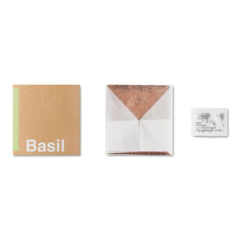 Pflanz-Set &quot;Basilikum&quot; beige | ohne Werbeanbringung | Nicht verfügbar | Nicht verfügbar | Nicht verfügbar