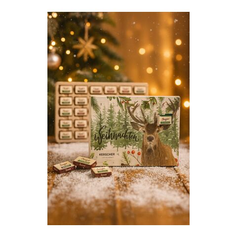 Tisch-Adventskalender Sarotti &quot;Business Exklusiv&quot;, Inlay Aus Papier bunt | ohne Werbeanbringung