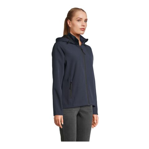 RACE WOMEN HOODED JACKET französisch blau | XL | ohne Werbeanbringung | Nicht verfügbar | Nicht verfügbar | Nicht verfügbar