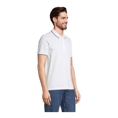 PALERMO POLO SHIRT White/French Navy | S | ohne Werbeanbringung | Nicht verfügbar | Nicht verfügbar | Nicht verfügbar