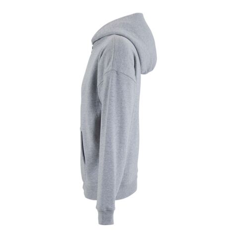 Elliot Fullzip Hoodie grau melange 2 | XXL | ohne Werbeanbringung