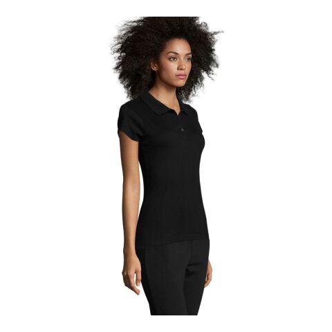 Prescott Damen-Poloshirt 170 tiefschwarz | M