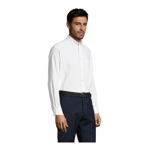 Boston Herren-Oxfordhemd weiss | L