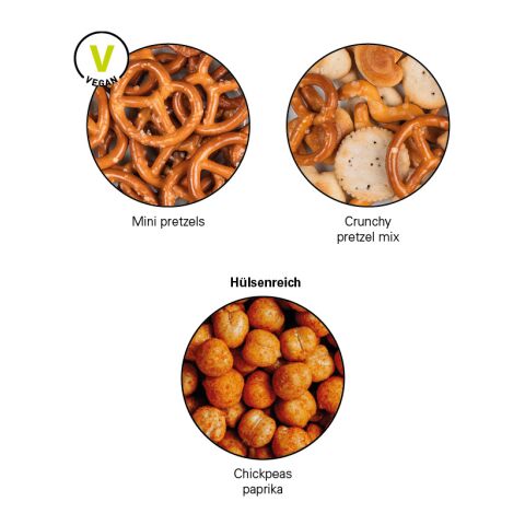 Snack Miditüte 4c Euroskala - Folie | Knabbermix | Folie, weiß