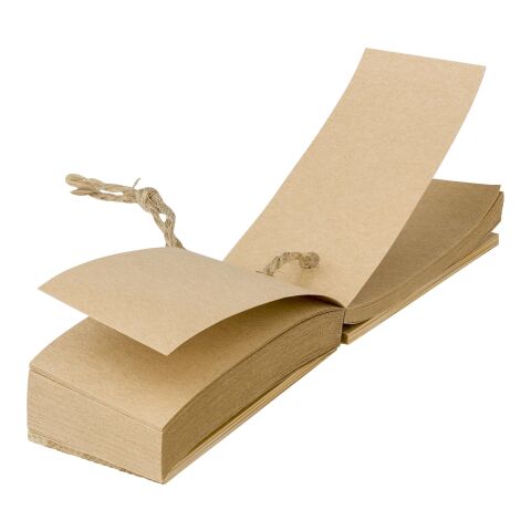 Bambushülle mit Haftnotizen Kingston Braun | ohne Werbeanbringung | Nicht verfügbar | Nicht verfügbar