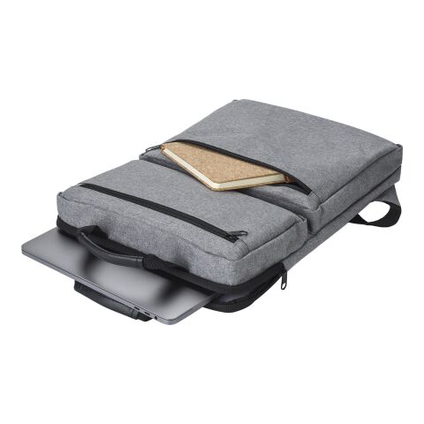 Polycanvas (300D) backpack Seth Grau | ohne Werbeanbringung | Nicht verfügbar | Nicht verfügbar