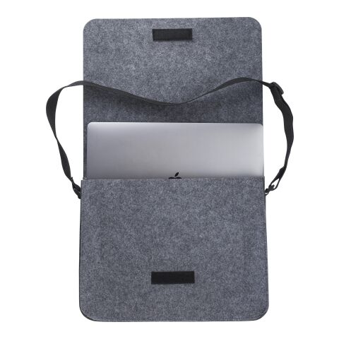 RPET Laptoptasche aus Filz Layla Grau | ohne Werbeanbringung | Nicht verfügbar | Nicht verfügbar