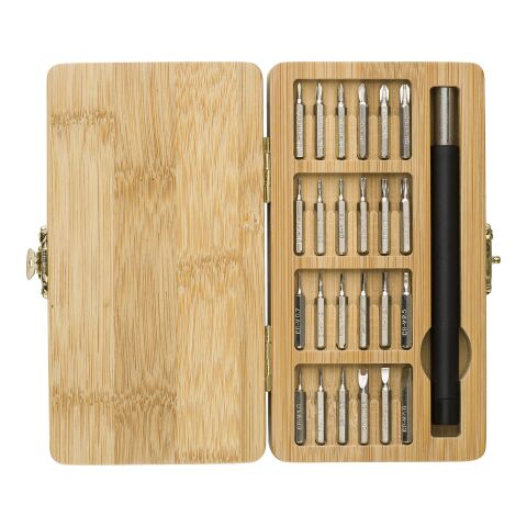 Bambus-Werkzeugsatz Weide Braun | ohne Werbeanbringung | Nicht verfügbar | Nicht verfügbar