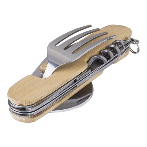 Bambus-Multifunktionsbesteck-Set Ainsley Braun | ohne Werbeanbringung | Nicht verfügbar | Nicht verfügbar