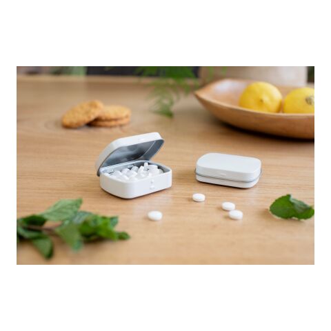 Pfefferminzbonbons &#039;Travel&#039; Weiß | ohne Werbeanbringung | Nicht verfügbar | Nicht verfügbar