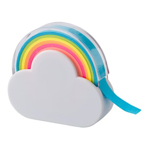 Klebeband-Spender &#039;Rainbow&#039; in Wolkenform Weiß | ohne Werbeanbringung | Nicht verfügbar | Nicht verfügbar