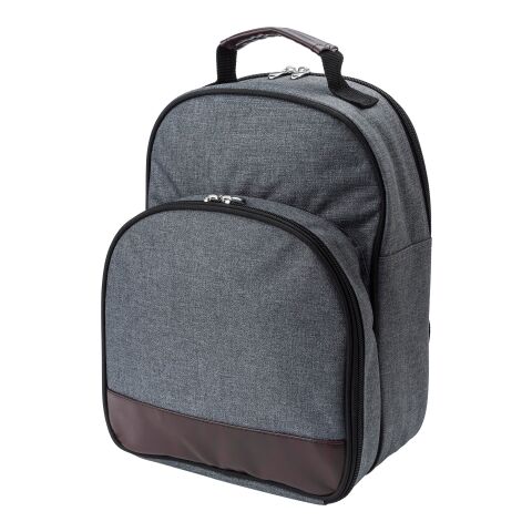 Picknick-Kühlrucksack &#039;Petra&#039; aus Polycanvas Blau | ohne Werbeanbringung | Nicht verfügbar | Nicht verfügbar