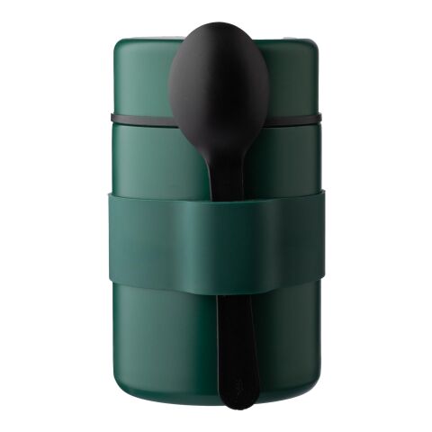 Doppelwandige Lunchbox Niko aus Edelstahl Grün | ohne Werbeanbringung | Nicht verfügbar | Nicht verfügbar