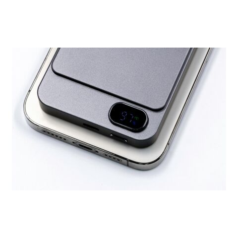 BrandCharger Powerwave 5000 kabellose Powerbank grau | ohne Werbeanbringung | Nicht verfügbar | Nicht verfügbar