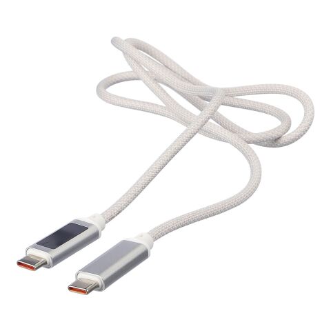 Ladekabel aus Nylongewebe 65W Claudia Schwarz | ohne Werbeanbringung | Nicht verfügbar | Nicht verfügbar