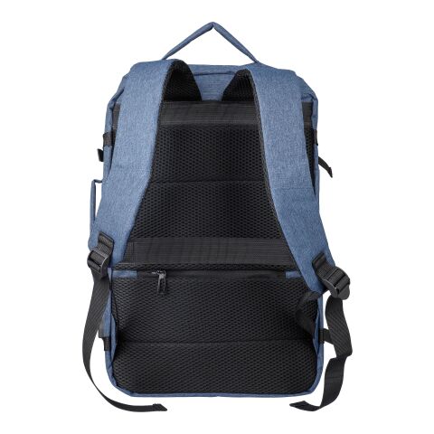 rPET-Polyester (300D) Rucksack Malcolm Blau | ohne Werbeanbringung | Nicht verfügbar | Nicht verfügbar