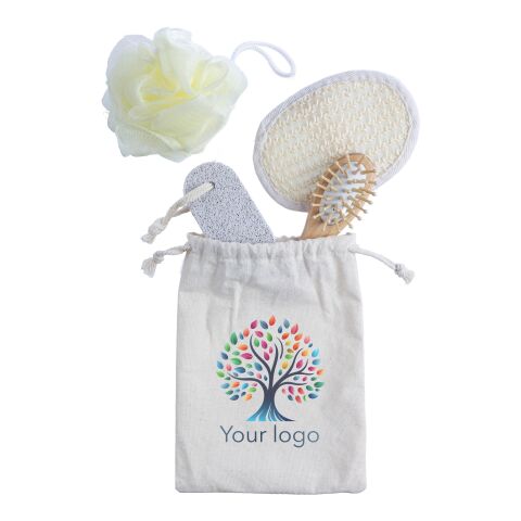 Badeset aus Baumwolle Jean beige | ohne Werbeanbringung | Nicht verfügbar | Nicht verfügbar