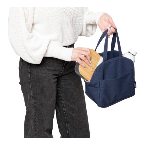 Kühltasche aus recyceltem Poly-Baumwollgewebe (330 g/m²) Elowen beige | ohne Werbeanbringung | Nicht verfügbar | Nicht verfügbar