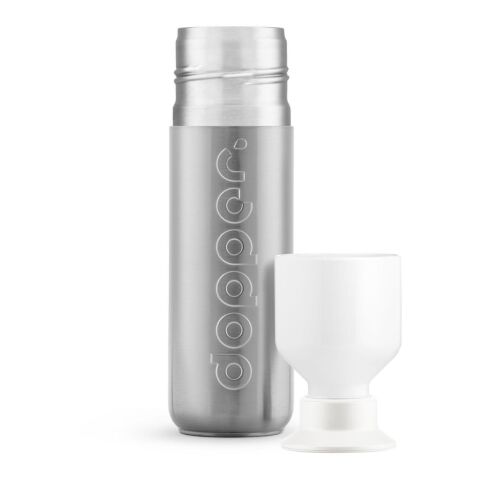 Dopper Silver Insulated (350 ml) silber/weiß | ohne Werbeanbringung | Nicht verfügbar | Nicht verfügbar