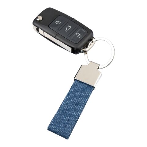 Denim Schlüsselanhänger Enzi Blau | ohne Werbeanbringung | Nicht verfügbar | Nicht verfügbar