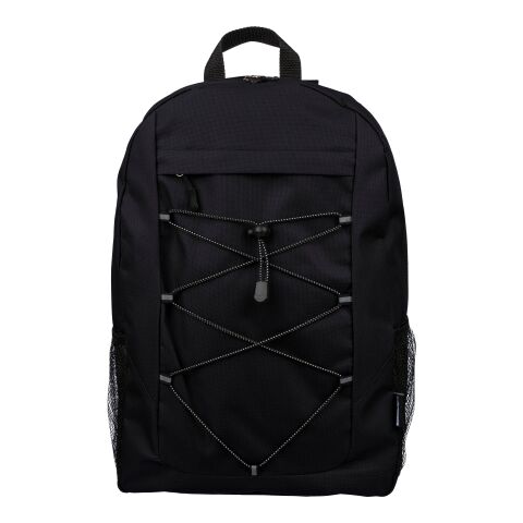 rPET-Polyester (600D) Abenteuerrucksack Jari Schwarz
