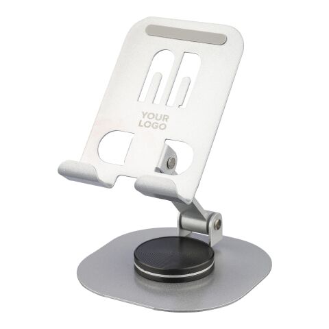 Handyhalter aus Aluminiumlegierung Anieke Silber | ohne Werbeanbringung