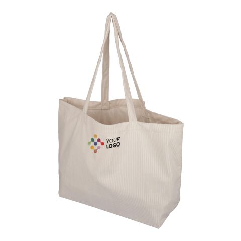 Cord-Tragetasche Tino Grau | ohne Werbeanbringung | Nicht verfügbar | Nicht verfügbar