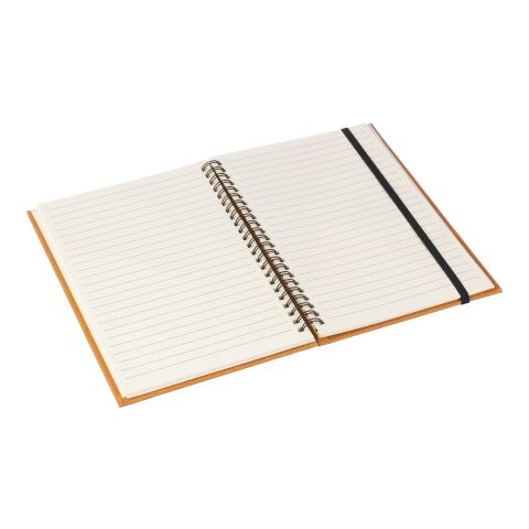 Notizbuch aus recyceltem Leder A5 Egon Braun | ohne Werbeanbringung | Nicht verfügbar | Nicht verfügbar