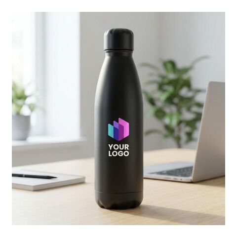 Doppelwandige Edelstahlflasche (500 ml) Amara Grün | ohne Werbeanbringung | Nicht verfügbar | Nicht verfügbar