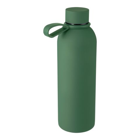 Doppelwandige Trinkflasche aus recyceltem Edelstahl (500 ml) Sena Rot | ohne Werbeanbringung | Nicht verfügbar | Nicht verfügbar
