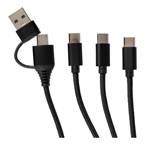 Ladekabel Hexa | 6-in-1 Schwarz