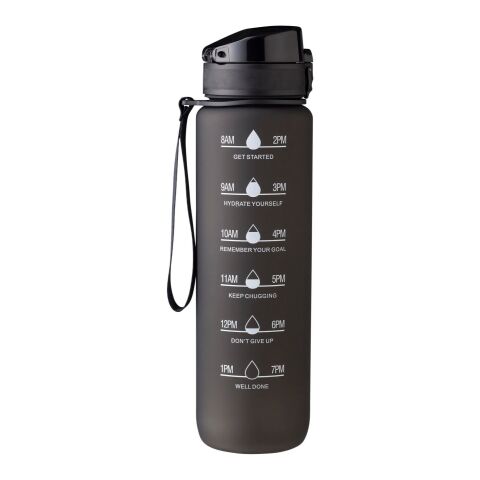 RPET-Trinkflasche (1000 ml) Brinley Schwarz