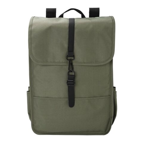 RPET Polyester (300D) Rucksack mit Lasche Lyric Blau