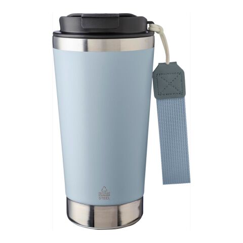 Doppelwandiger Trinkbecher aus recyceltem Edelstahl 500 ml Kayla Schwarz
