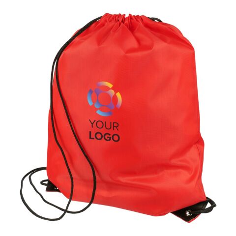 210D Polyester Kordelzug Rucksack Isolde Orange