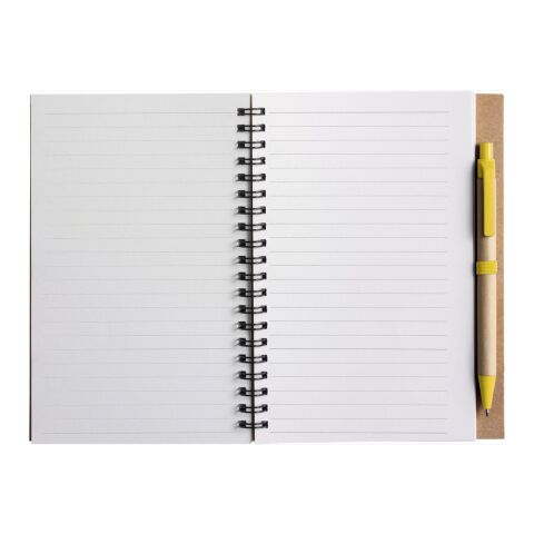 Notizbuch aus recyceltem Papier Stella Gelb