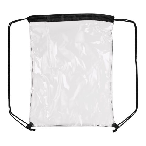 Schuh-/Rucksack (Turnbeutel) aus PVC Kiki Schwarz