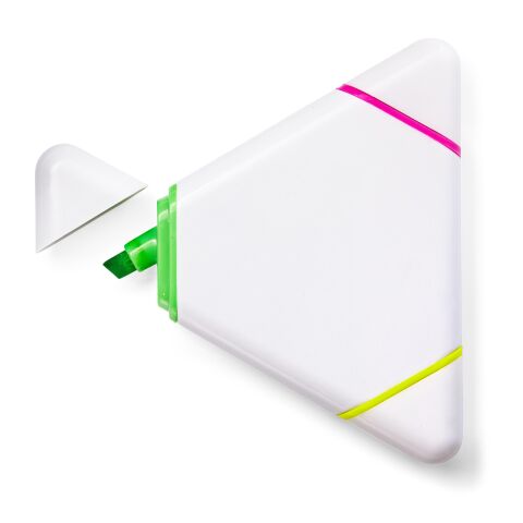 Textmarker 'Triple' aus Kunststoff Weiß